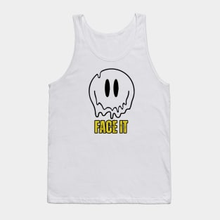 Melting Smiley Face Tank Top